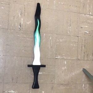 Black and White Decorative Sword